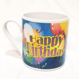 Happy Birthday Balloons Large Coffee Mug 18 oz TB Toy Trading Co. Colorful